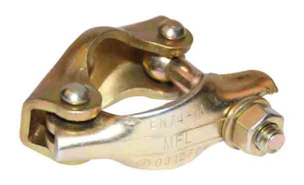 Pressed Half Swivel Coupler, Plated, With Hole